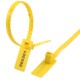 Plastic Trunk Security Seal Pull Tight Plastic Tag Ties Heavy Duty Seals with Numbered Disposable Marker Label for Logistics, Luggage, Transport